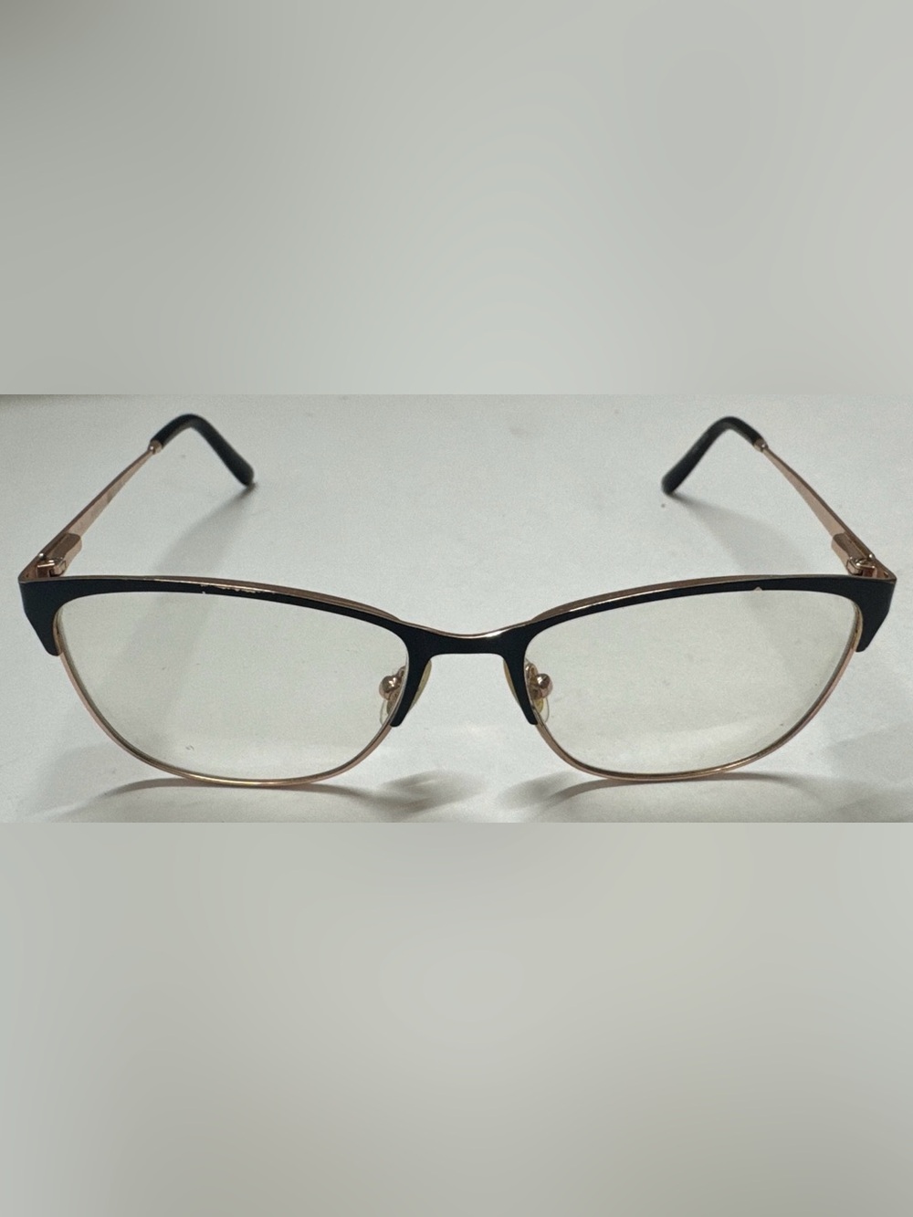 GUESS GU2766 002 Eyeglass FRAMES ONLY 53mm Black Gold Metal Cat Eye